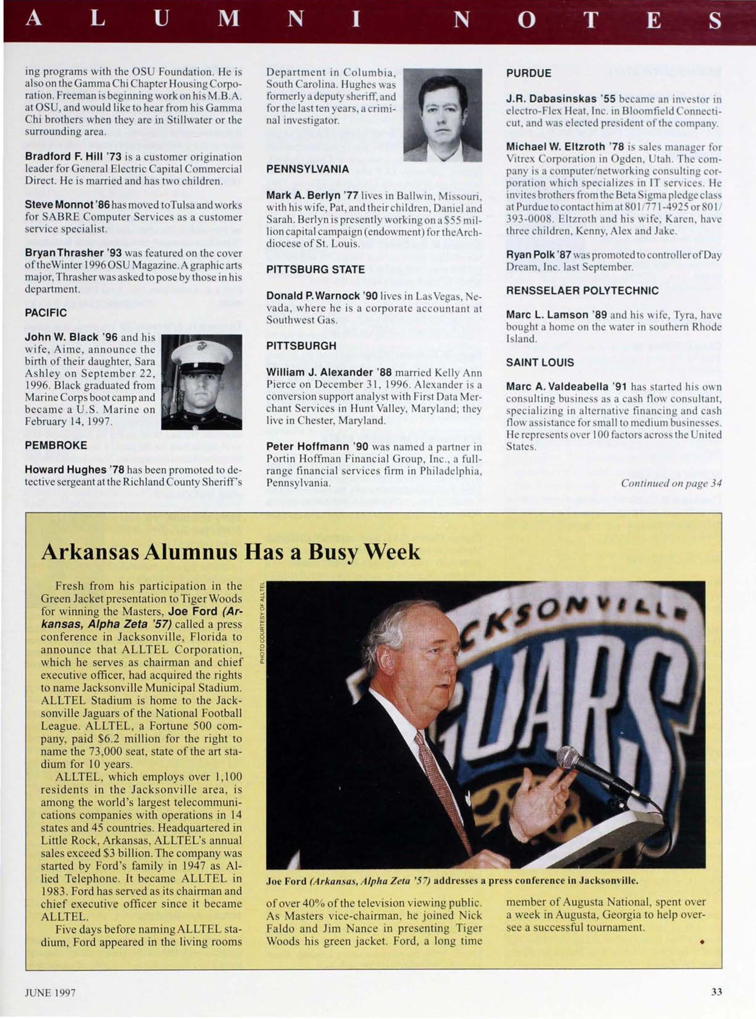 Arkansas Alumnus Has a Busy Week